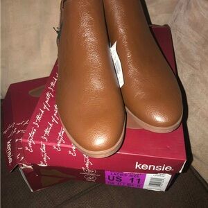 Kensie Women's Tan Ankle Booties